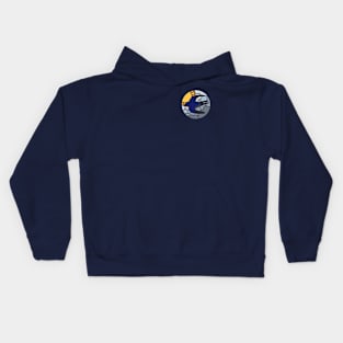 Swallow in the sky mosaic (Pocket size) Kids Hoodie